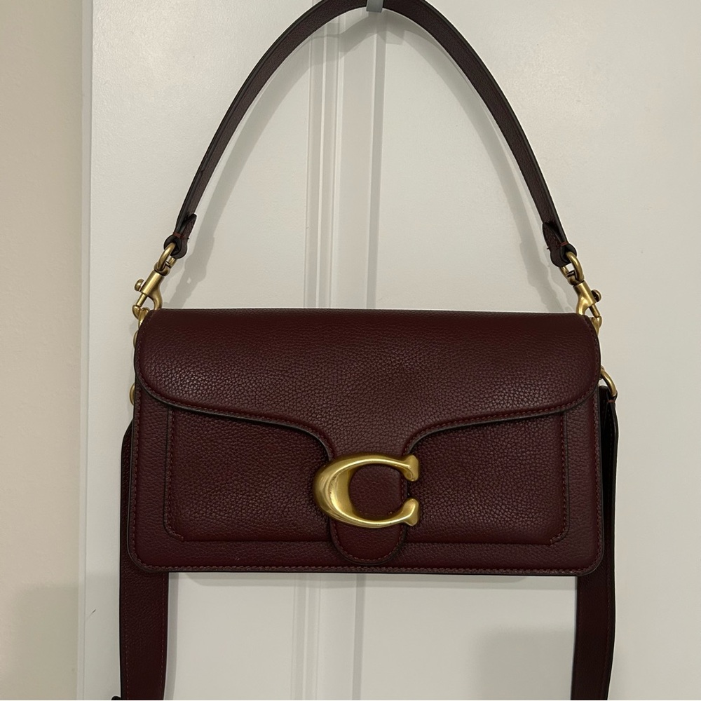 Coach Tabby Shoulder Bag 20 in Merlot Leather